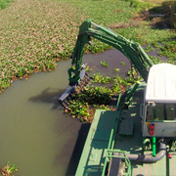 watermaster dredger water hyacinth