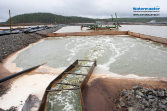 Watermaster dredger working at a nickel mine